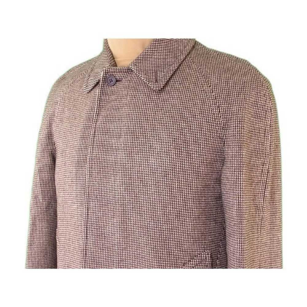 Burberry Coat Long Men'S Single Beige Brown Wool … - image 3