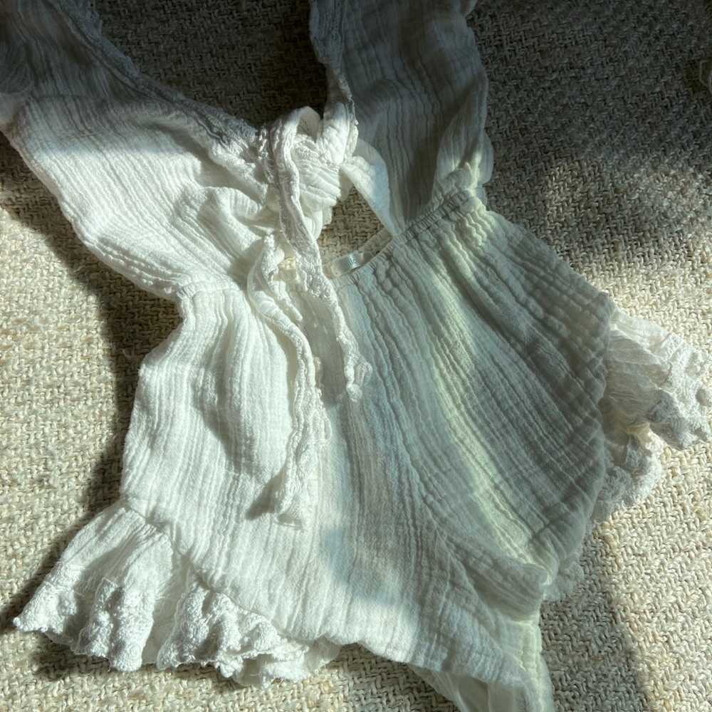 Millau crinkled cotton romper - image 2