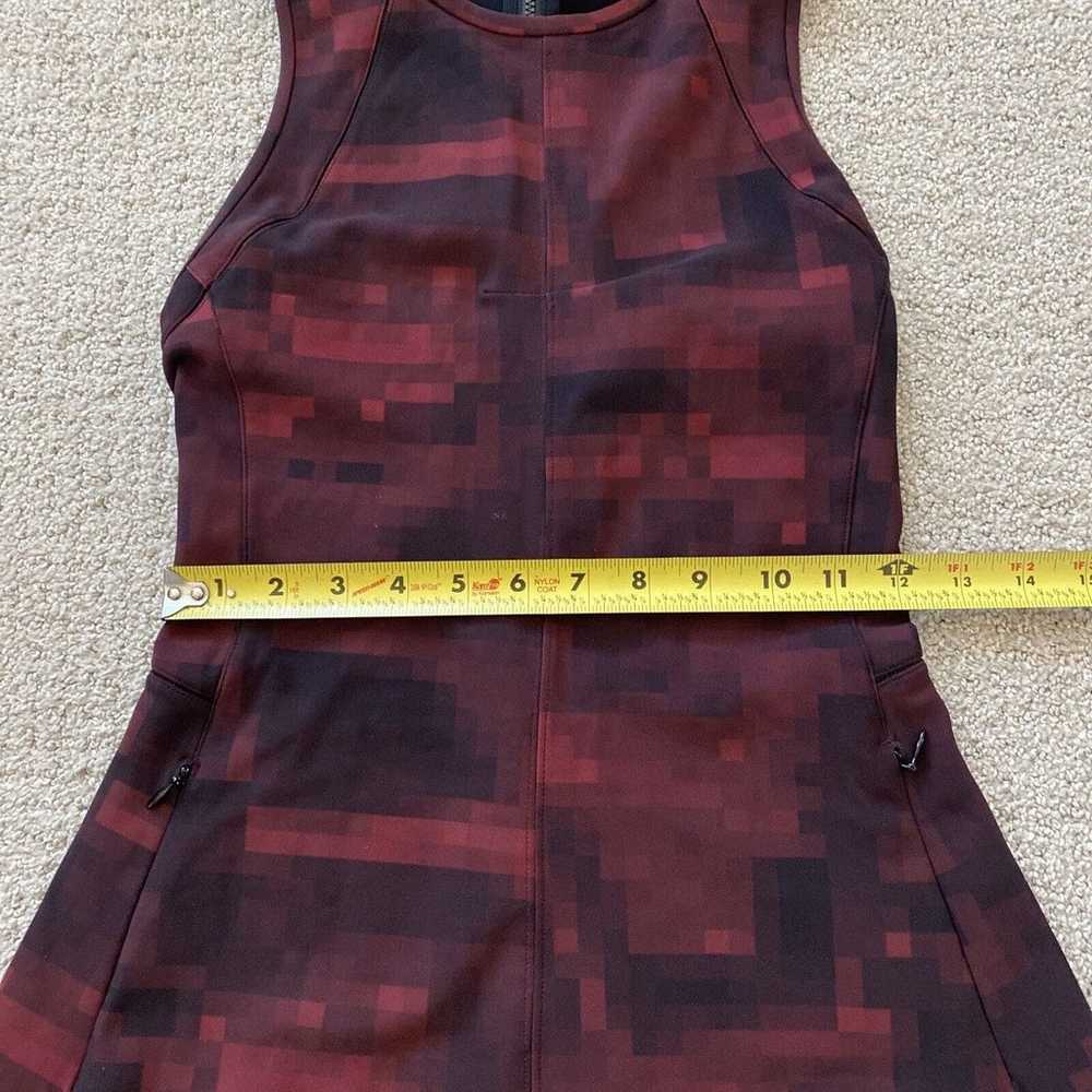 Lululemon Fit And Flare Dress Back Zip Red/Black … - image 10
