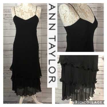 Ann Taylor Silk tiered Dress size 4 - image 1