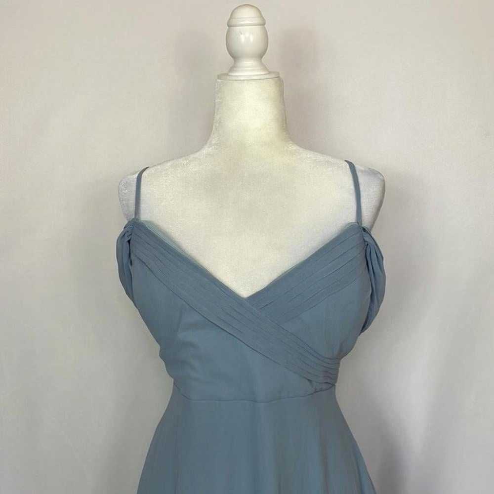 Birdy Grey Spence Chiffon Maxi Dress Dusty Blue S… - image 5