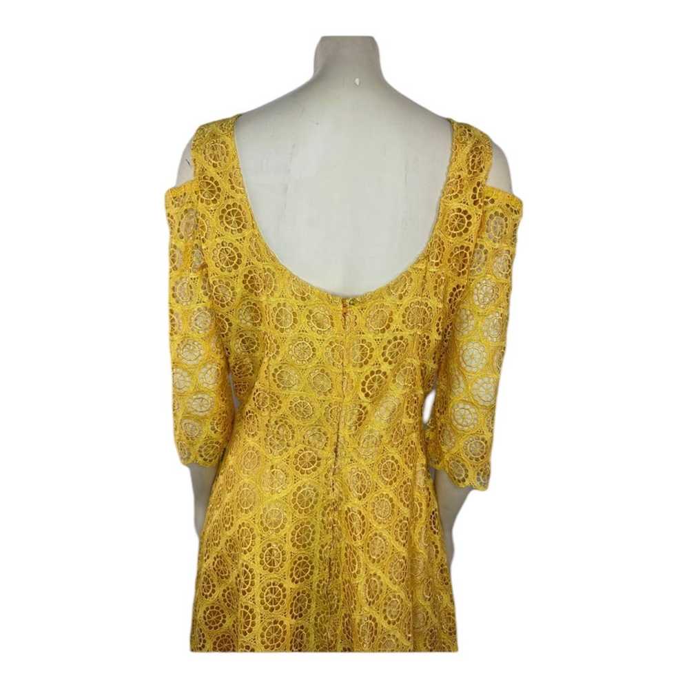 Beautiful Yellow Crocheted high low cold shoulder… - image 6