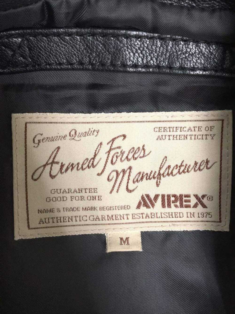 Men's Avirex Single Rider Jacket/M/Sheep Leather/… - image 3