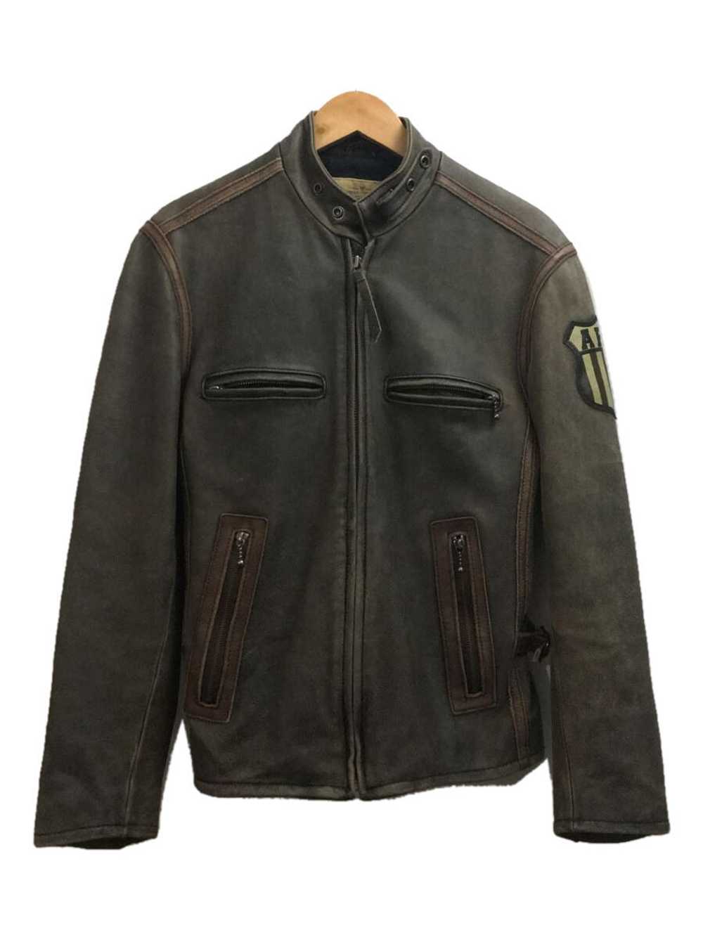 Men's Avirex Single Rider Jacket/M/Leather/Brown - image 1