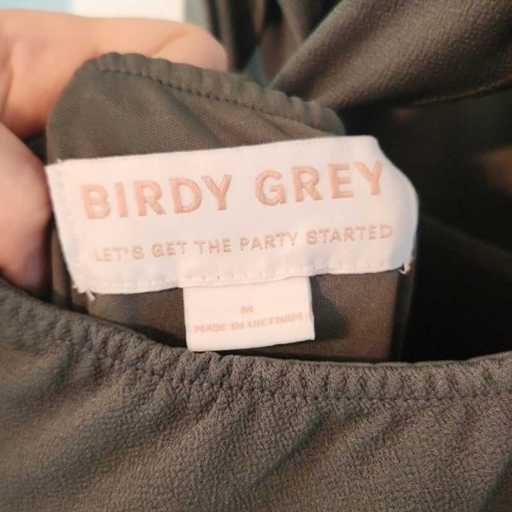 Birdy Grey Benny Dress in Crepe Olive Size Medium - image 8