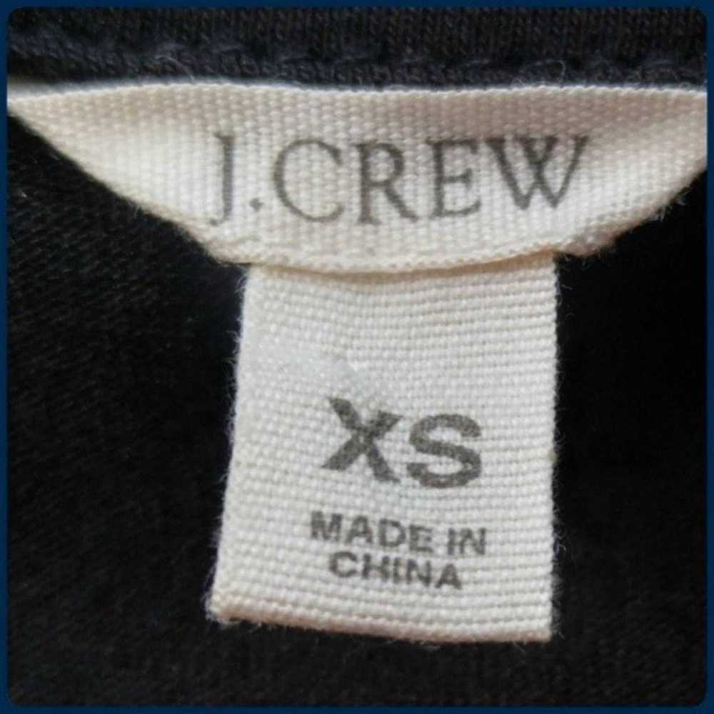 NWOT XS J. Crew Black Dress Jersey Empire Waist - image 6