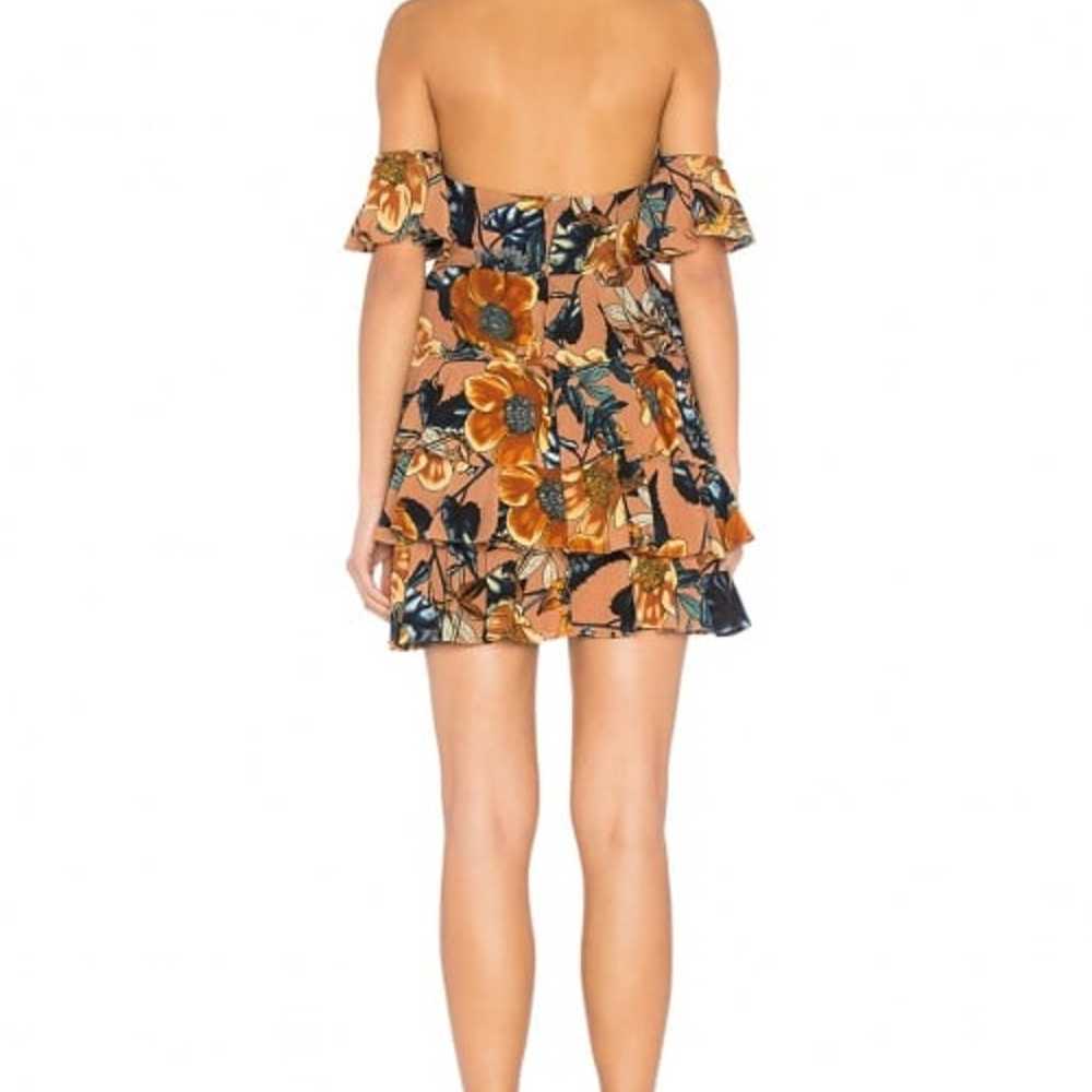 For love & lemons silk stretch floral flamenco ta… - image 2