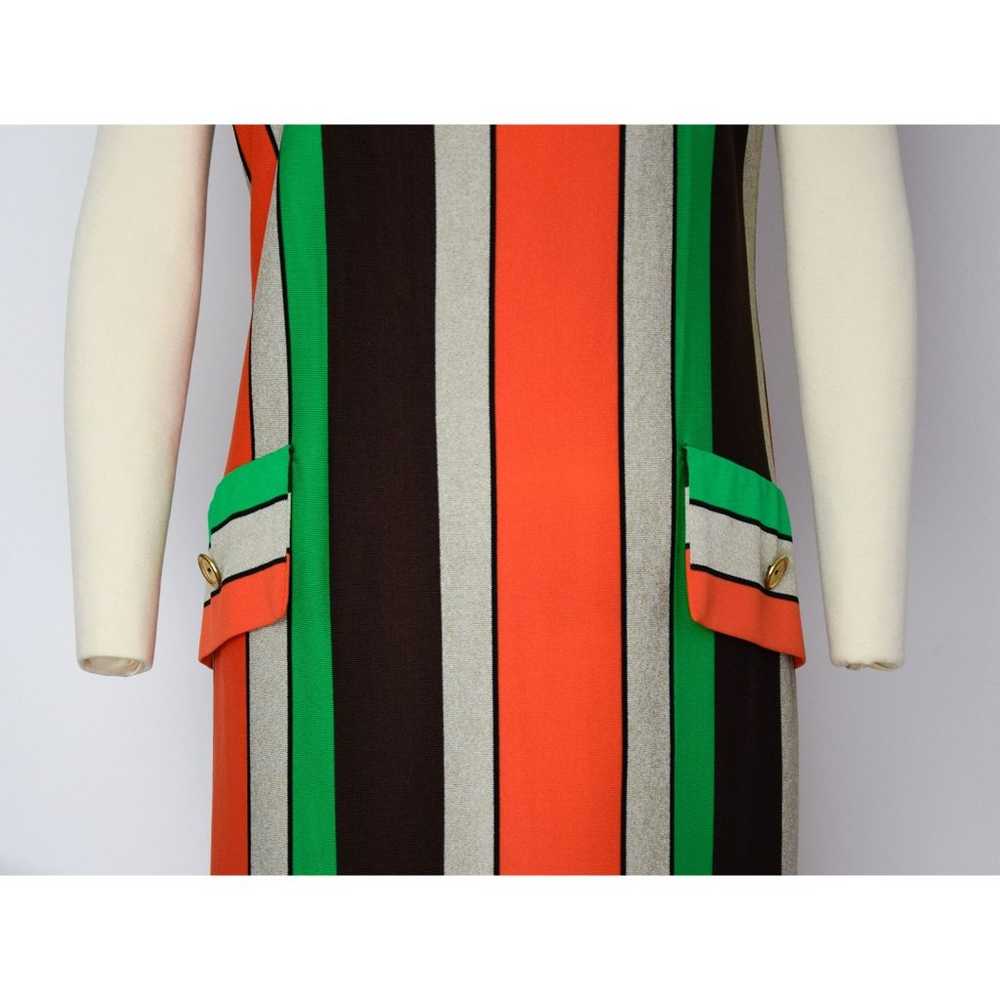1960s Striped Shift Dress Size Medium Large 60s M… - image 5