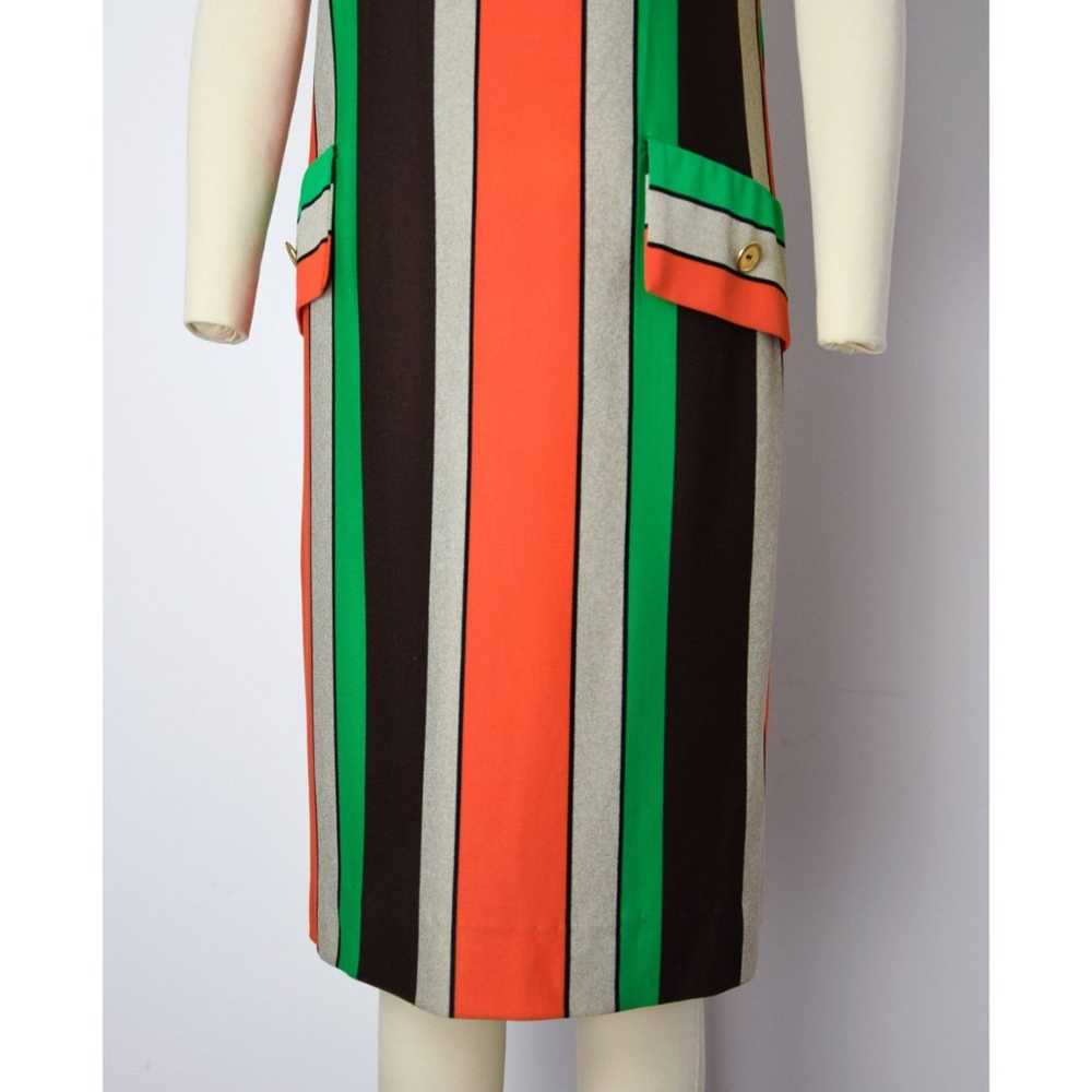 1960s Striped Shift Dress Size Medium Large 60s M… - image 6