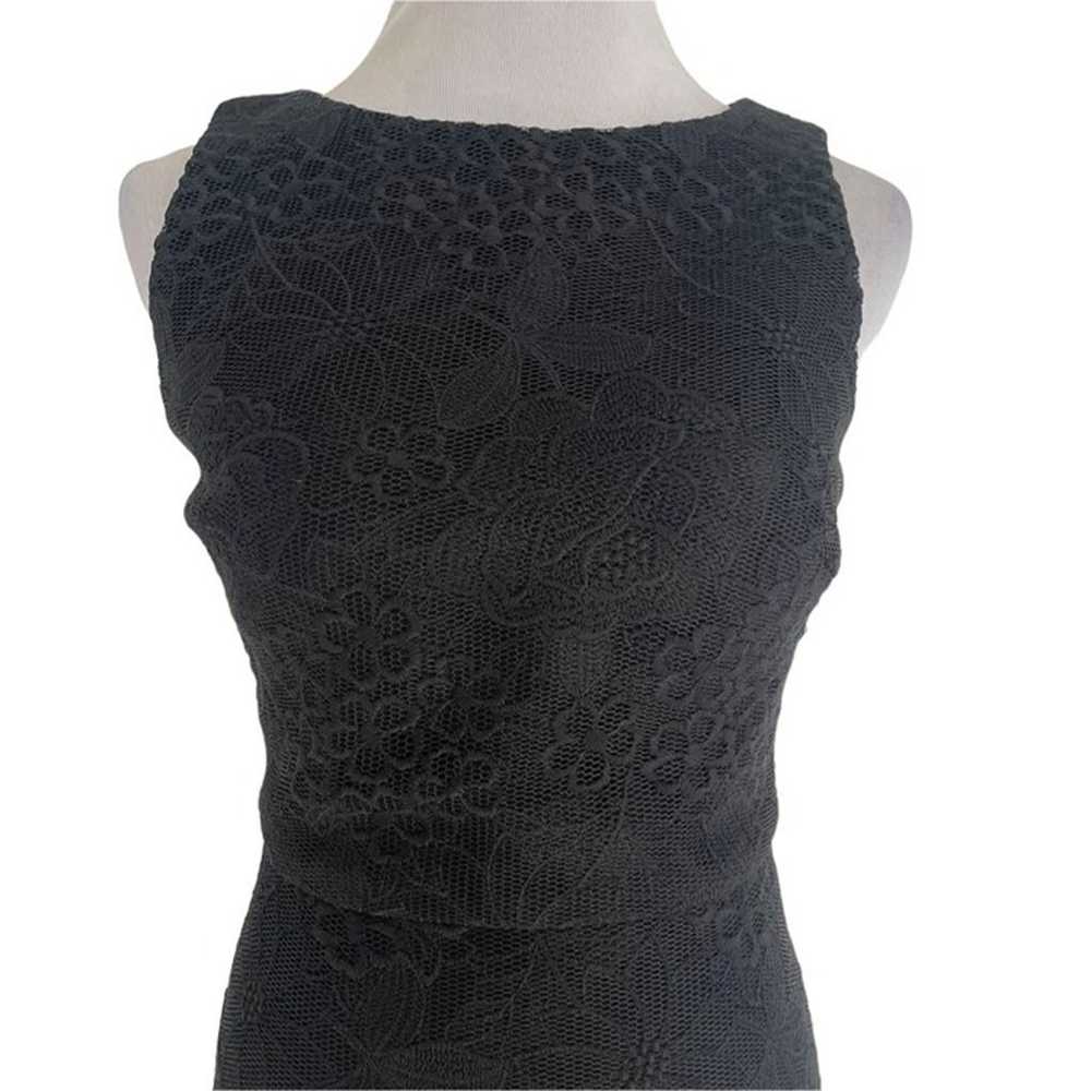 Badgley Mischka Size 0 Black Dress Cocktail Eveni… - image 2