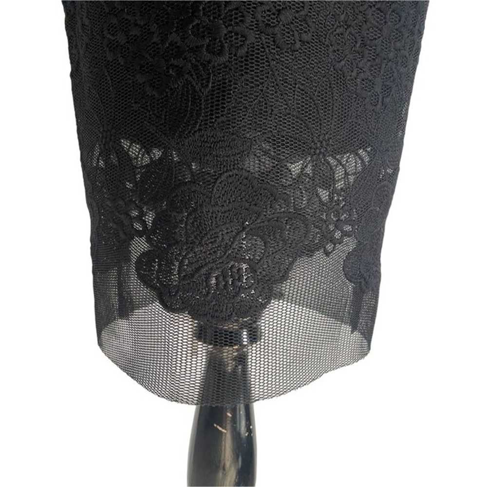 Badgley Mischka Size 0 Black Dress Cocktail Eveni… - image 3