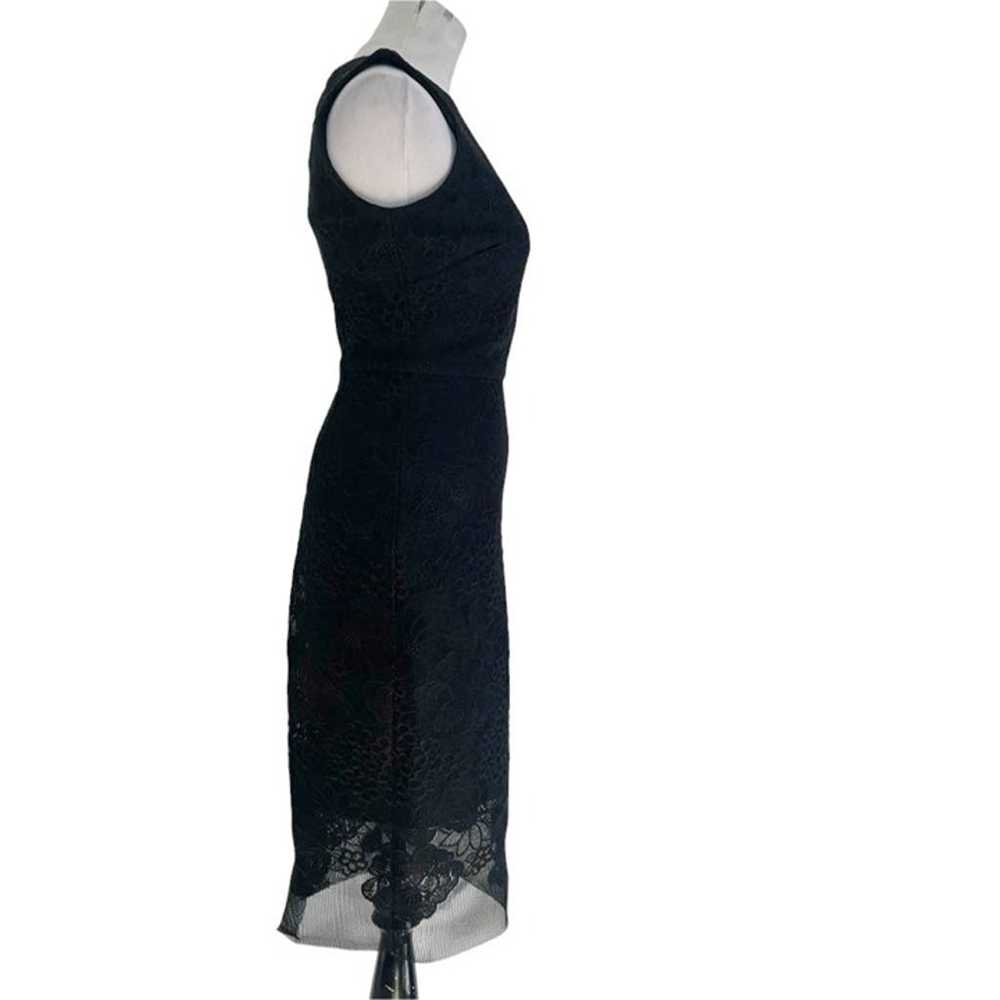 Badgley Mischka Size 0 Black Dress Cocktail Eveni… - image 4