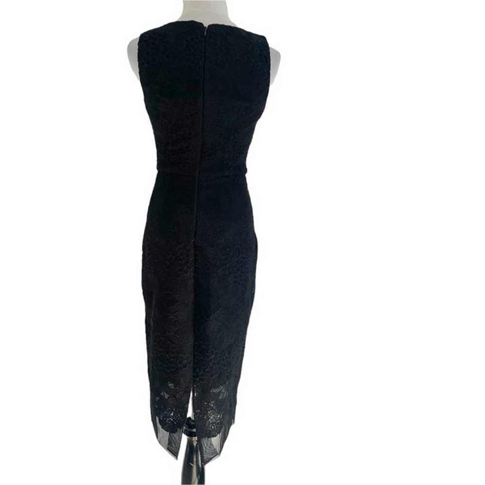 Badgley Mischka Size 0 Black Dress Cocktail Eveni… - image 5
