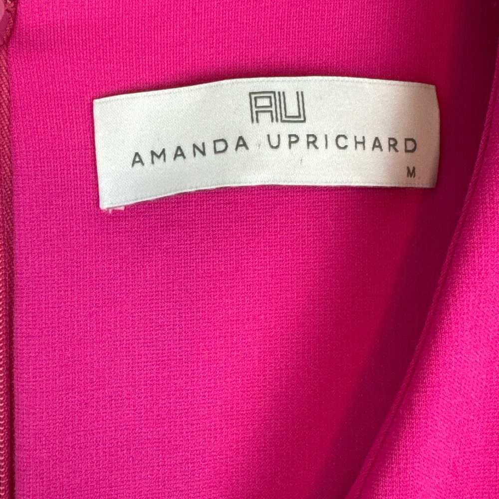 Amanda Uprichard Pink Fit And Flare Dress 3/4 Sle… - image 3