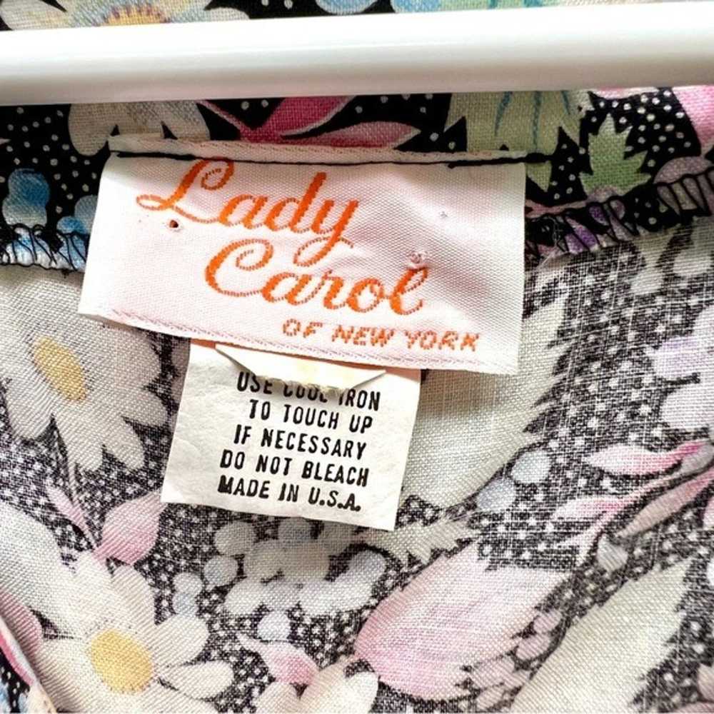 NWT Vintage 80s LADY CAROL Newyork Lace Floral Co… - image 8