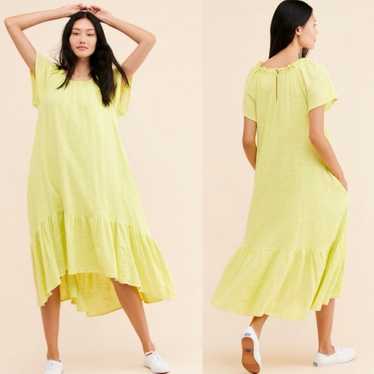Maeve by Anthropologie Selah yellow cotton high lo