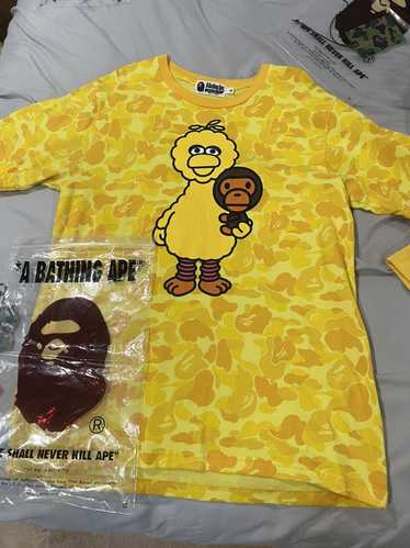 Bape Bape Big bird Sesame Street shirt
