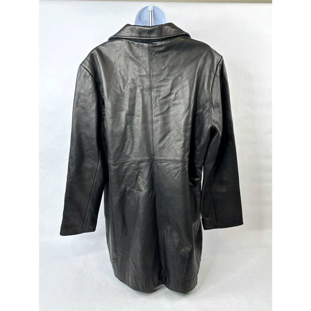 Vintage Wilsons Leather Jacket Womens XL Black Pe… - image 3