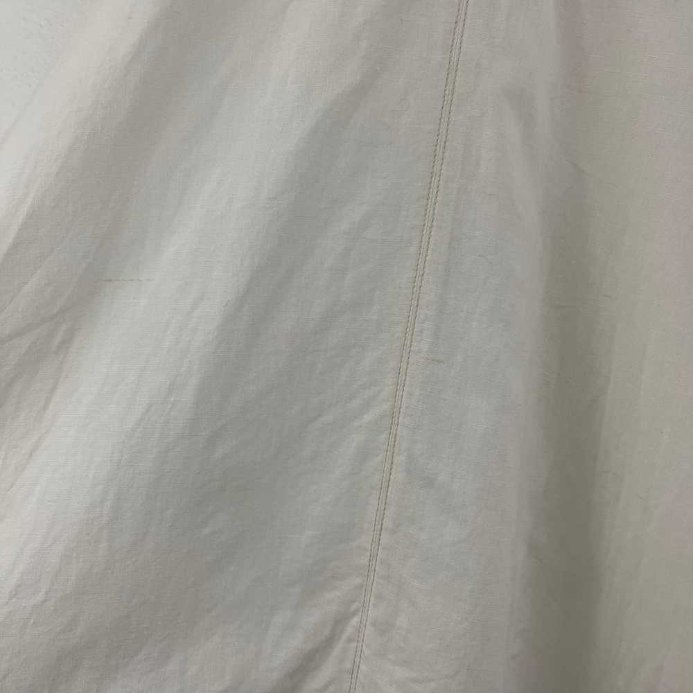 FREE PEOPLE Vintage White Linen Blend Smocked Sum… - image 5