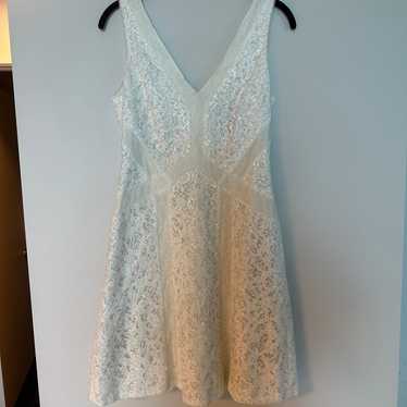 White sequin Dress size 6