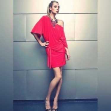 Abi Ferrin 5 Way Nikki Dress Burgundy Red Size Sm… - image 1