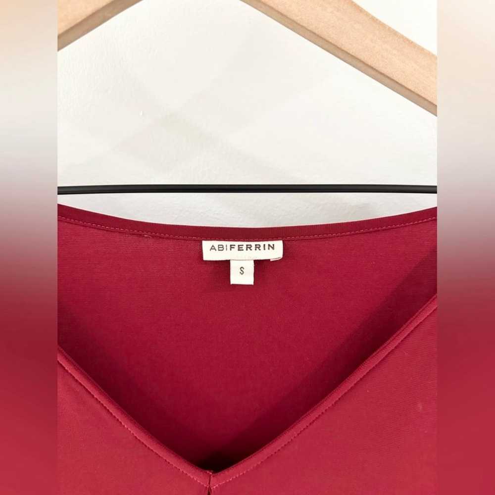 Abi Ferrin 5 Way Nikki Dress Burgundy Red Size Sm… - image 5