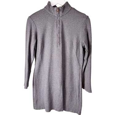 J. McLaughlin Bedford Gray Quarter Zip Dress Mediu