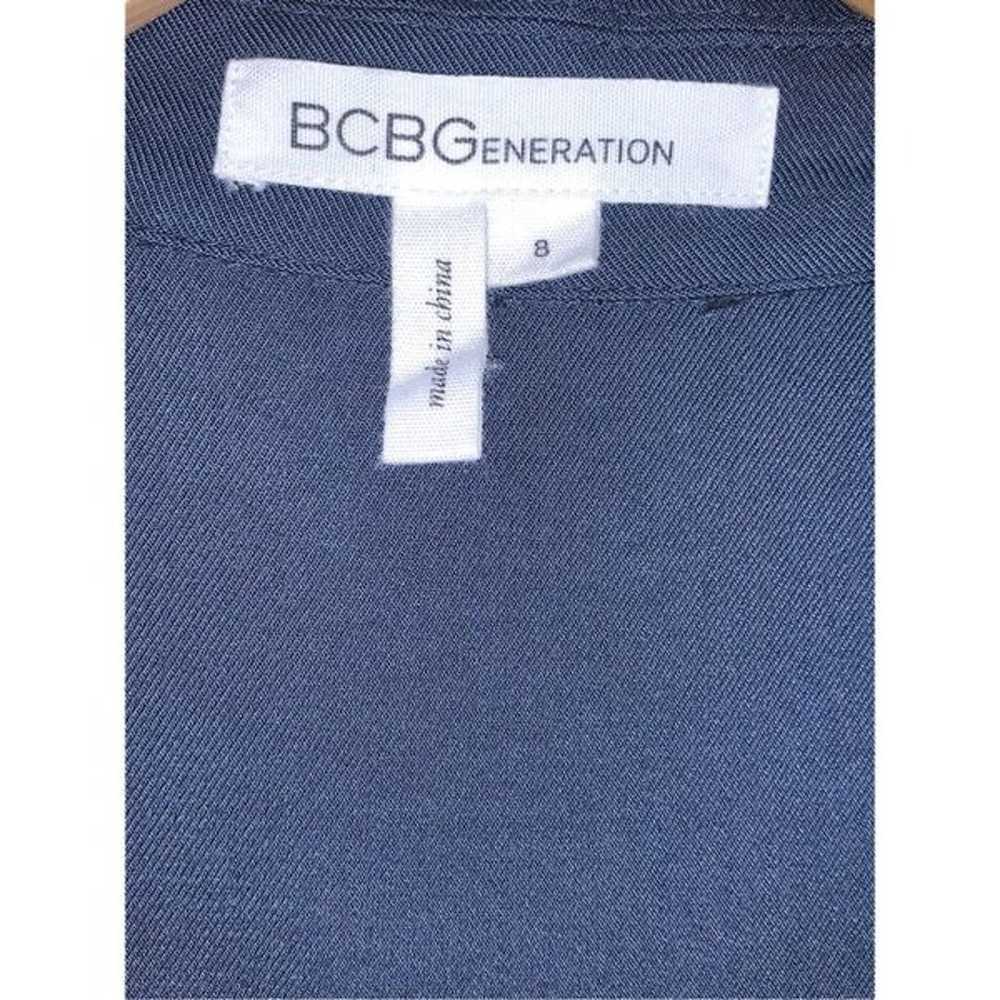 BCBGeneration Blue Tuxedo Jumpsuit - image 10