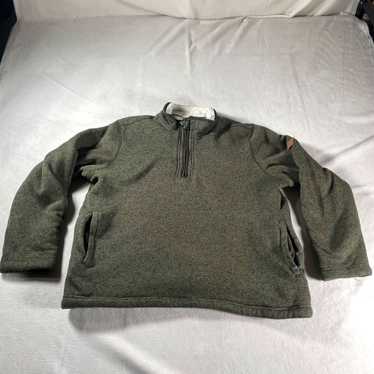 Orvis Orvis Sweater Mens 2XL XXL Green Quarter Zi… - image 1