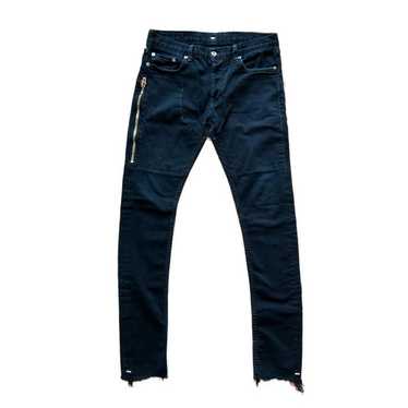 Mr. Completely Black Side Zip Skinny Jeans - image 1