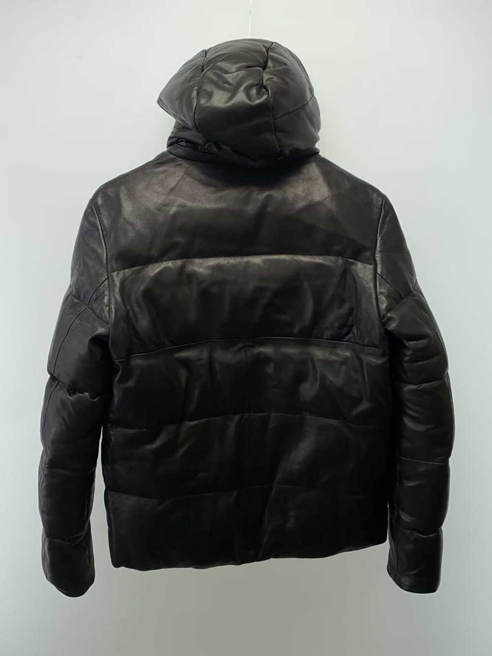 Men's Avirex Down Jacket/M/Sheep Leather/Blk/6181… - image 2