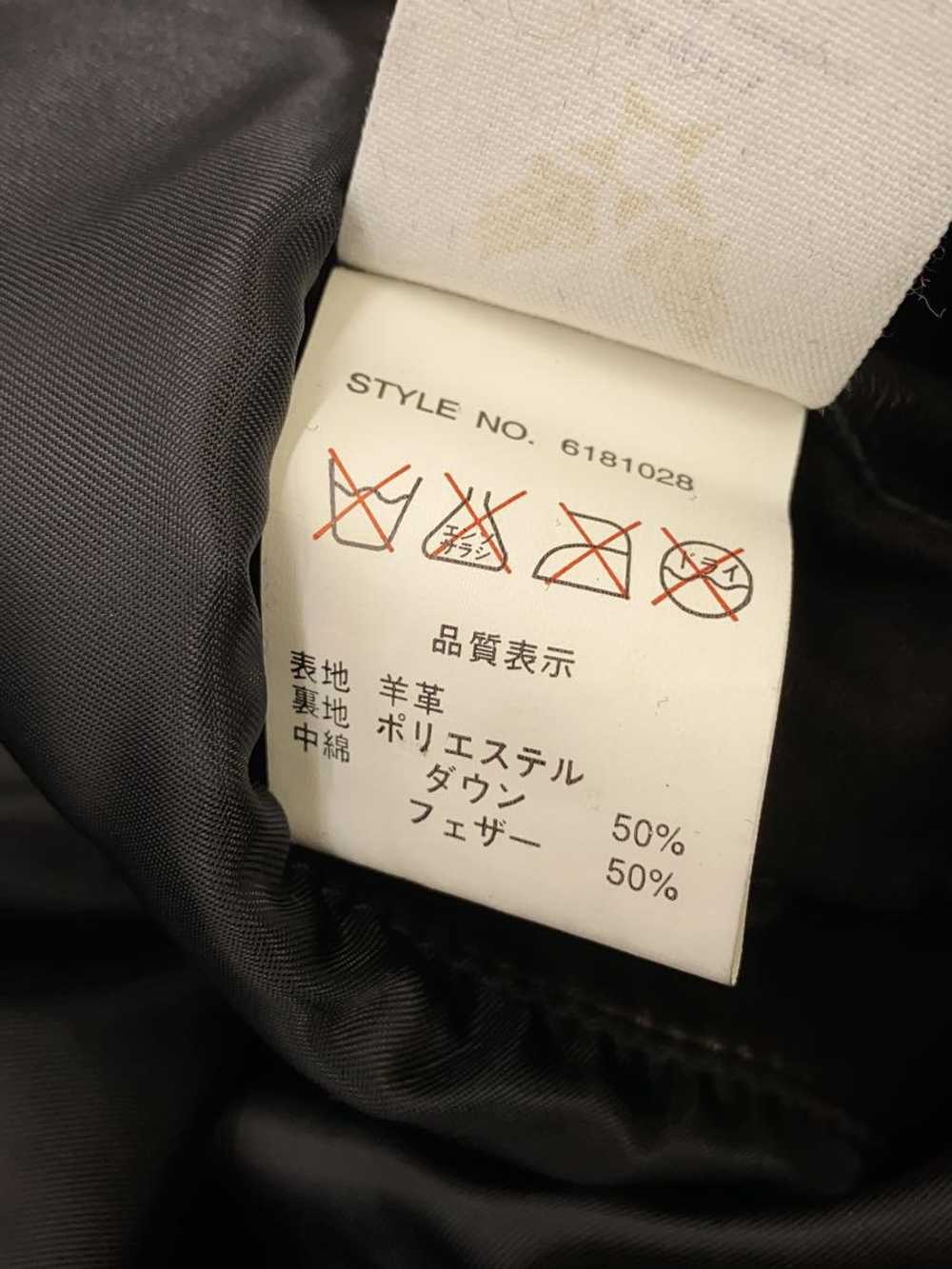 Men's Avirex Down Jacket/M/Sheep Leather/Blk/6181… - image 4