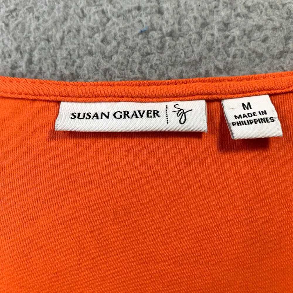 Susan Graver SUSAN GRAVER Blouse Womens Medium To… - image 3