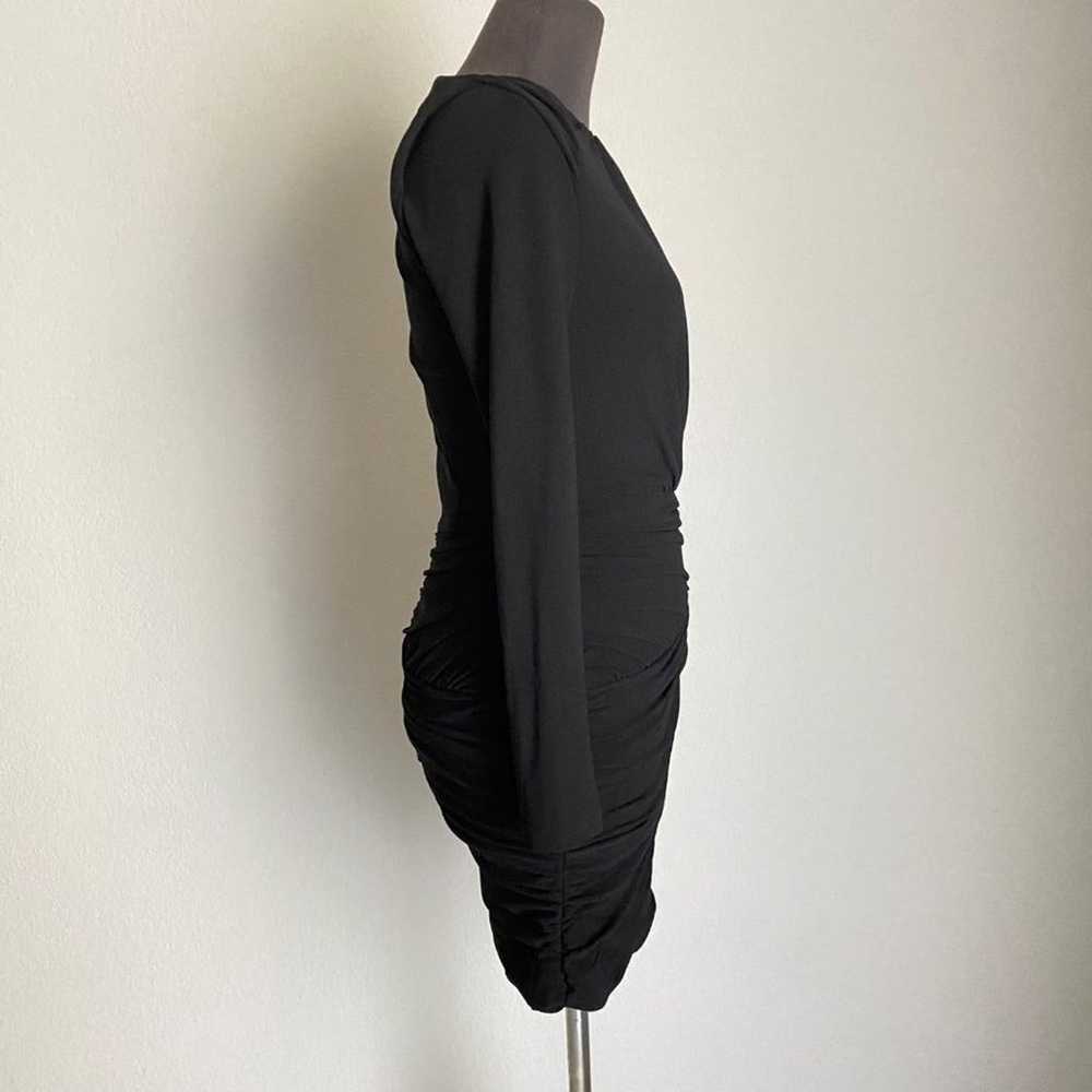 Zara sz XS black formal sheath mini cocktail part… - image 4