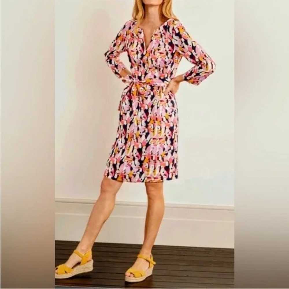 Boden Kelsey Parrot Linen Dress - image 2