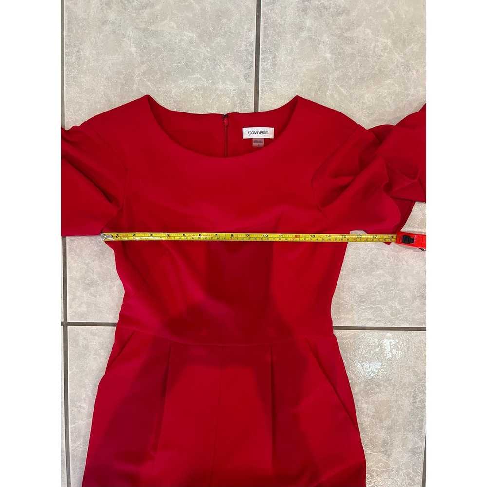 Calvin Klein Cropped Jumpsuit Short Sleeve Straig… - image 6