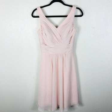 Azazie Blushing Pink Chiffon Grace Dress