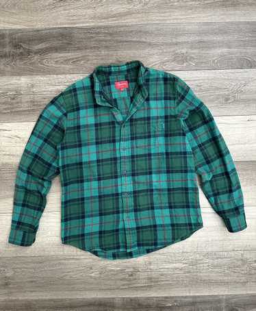 Supreme tartan flannel shirt - Gem