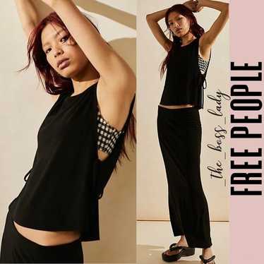 Free People maxi skirt and top set Medium boho sp… - image 1