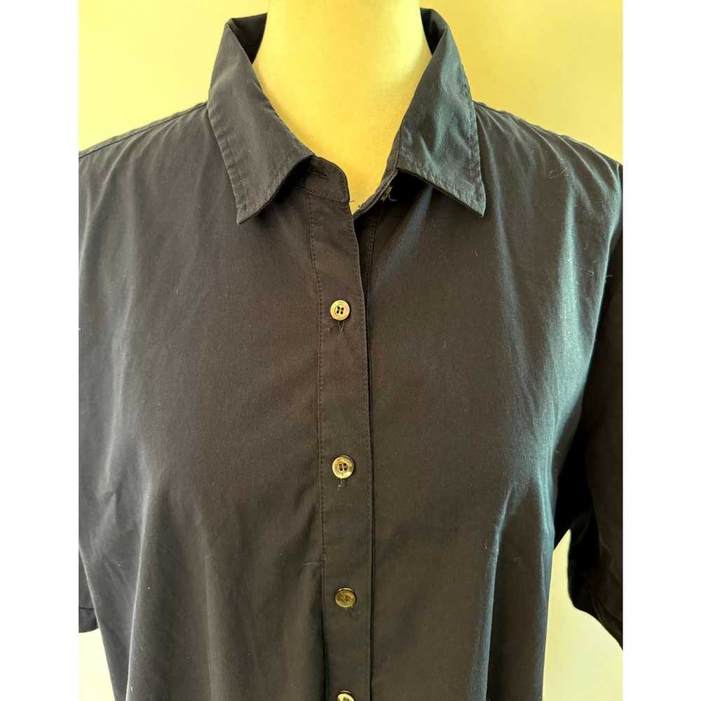 J. McLaughlin Cotton Shirtdress Size XL (preppy o… - image 2