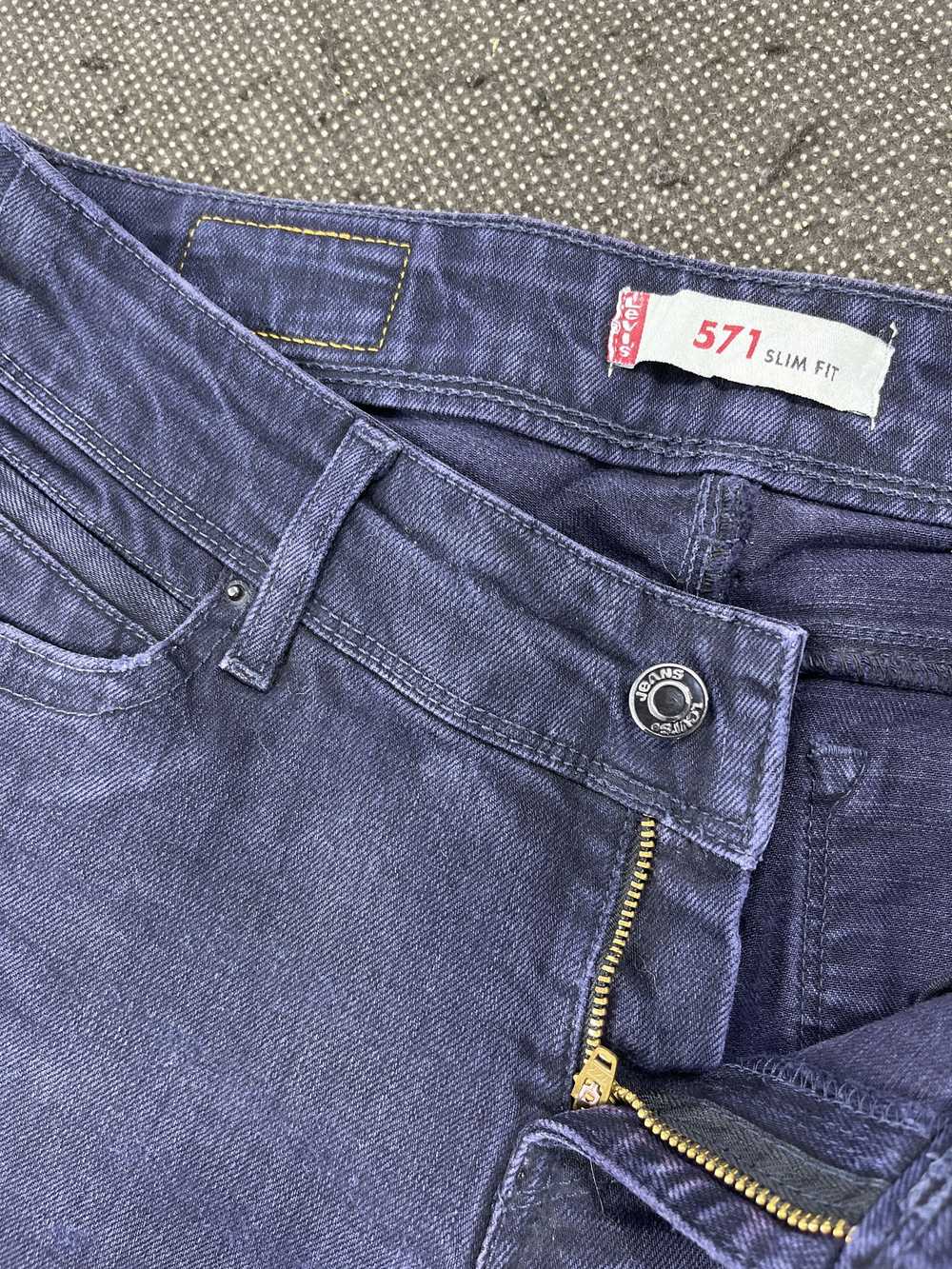 Levi's × Vintage Vintage Levi's 571 Slim Fit Jean… - image 6