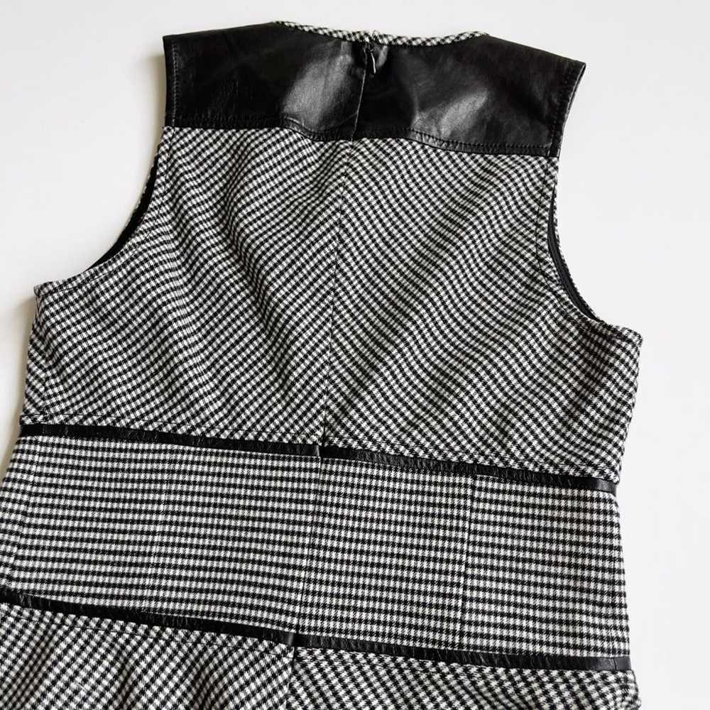 10 Crosby Derek Lam Houndstooth Mini Dress With L… - image 10
