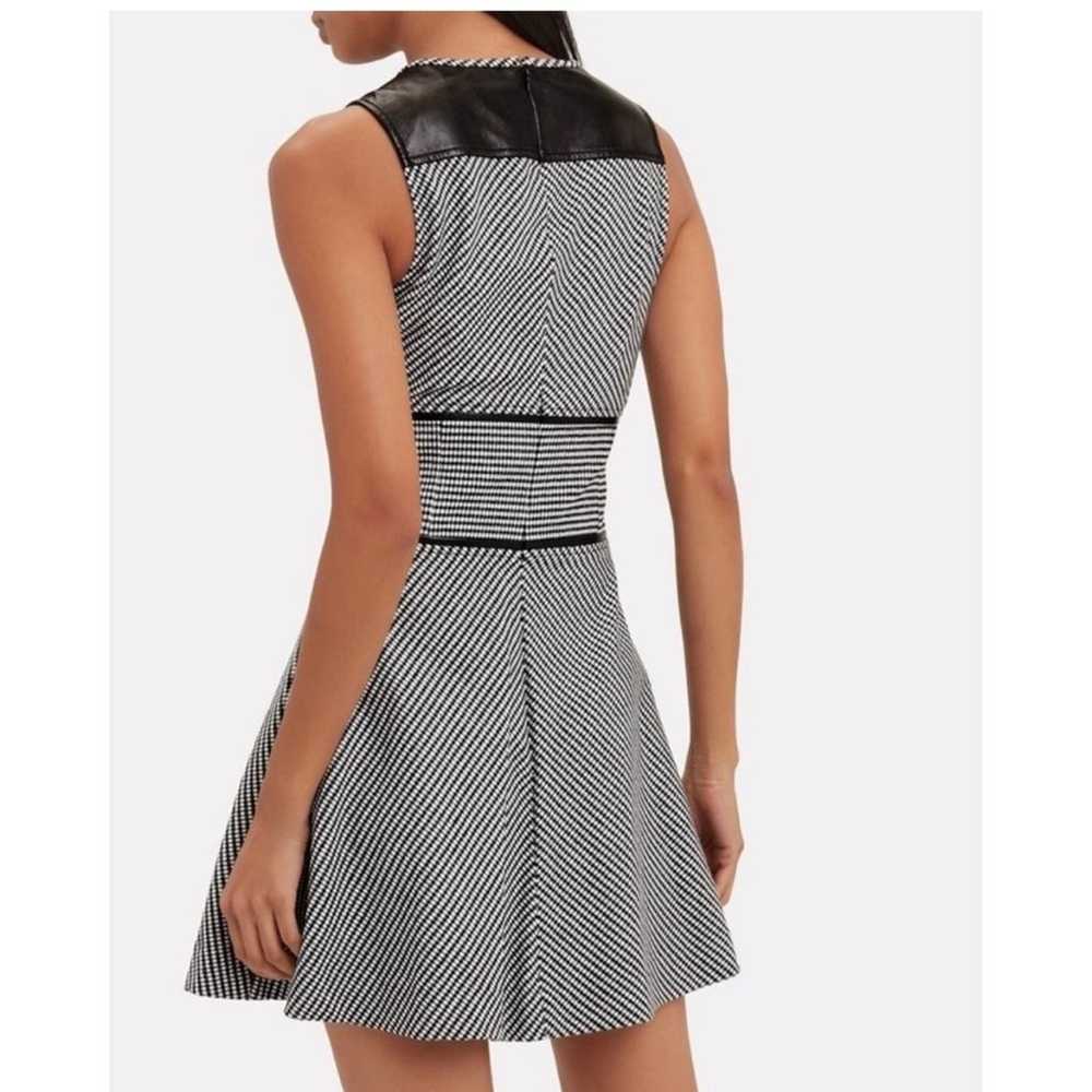 10 Crosby Derek Lam Houndstooth Mini Dress With L… - image 2
