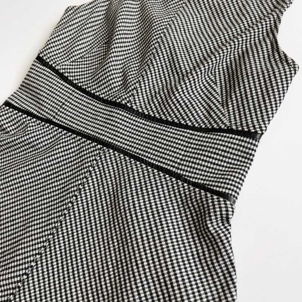 10 Crosby Derek Lam Houndstooth Mini Dress With L… - image 8