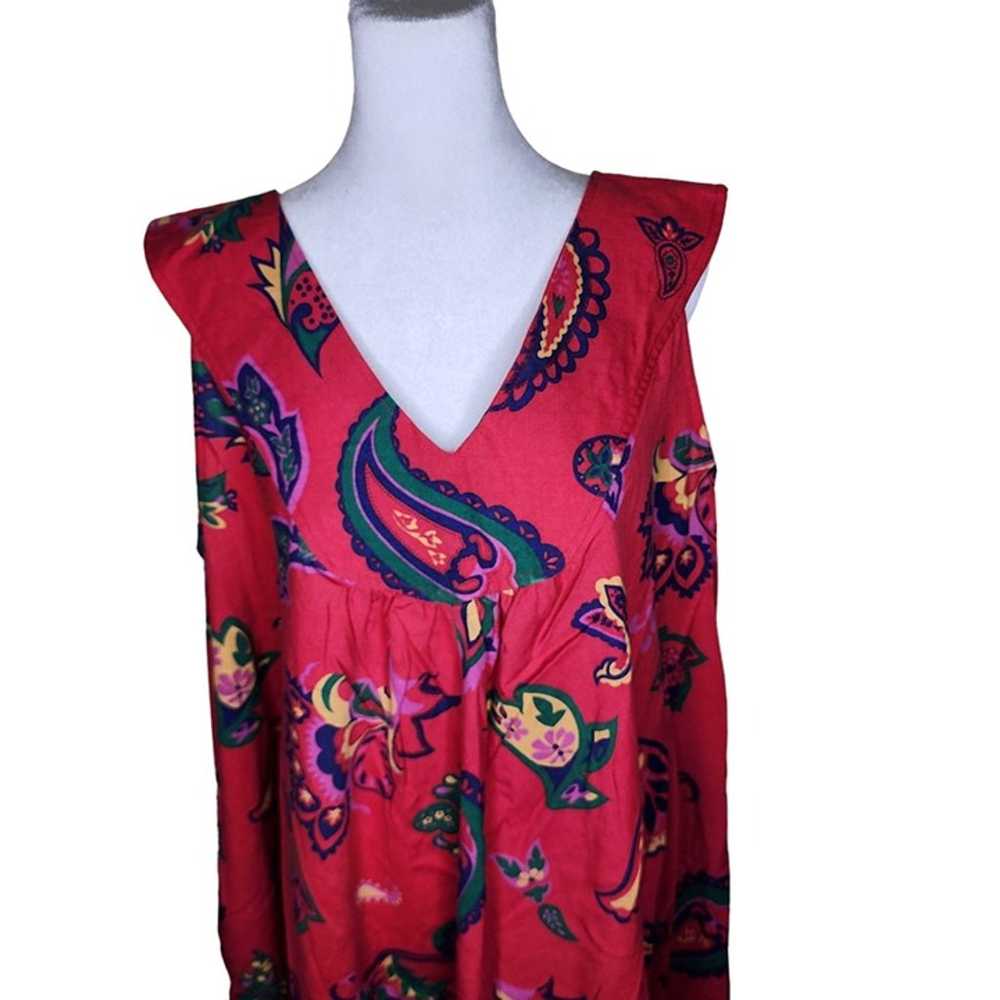 Vintage 80s Yakko Sleeveless Maxi Dress Summer Wo… - image 2