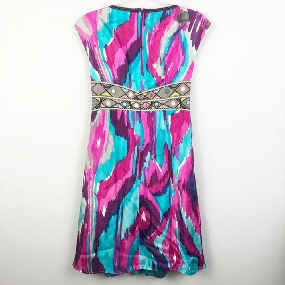 Nanette Lepore Colorful Silk Dress Size - image 10