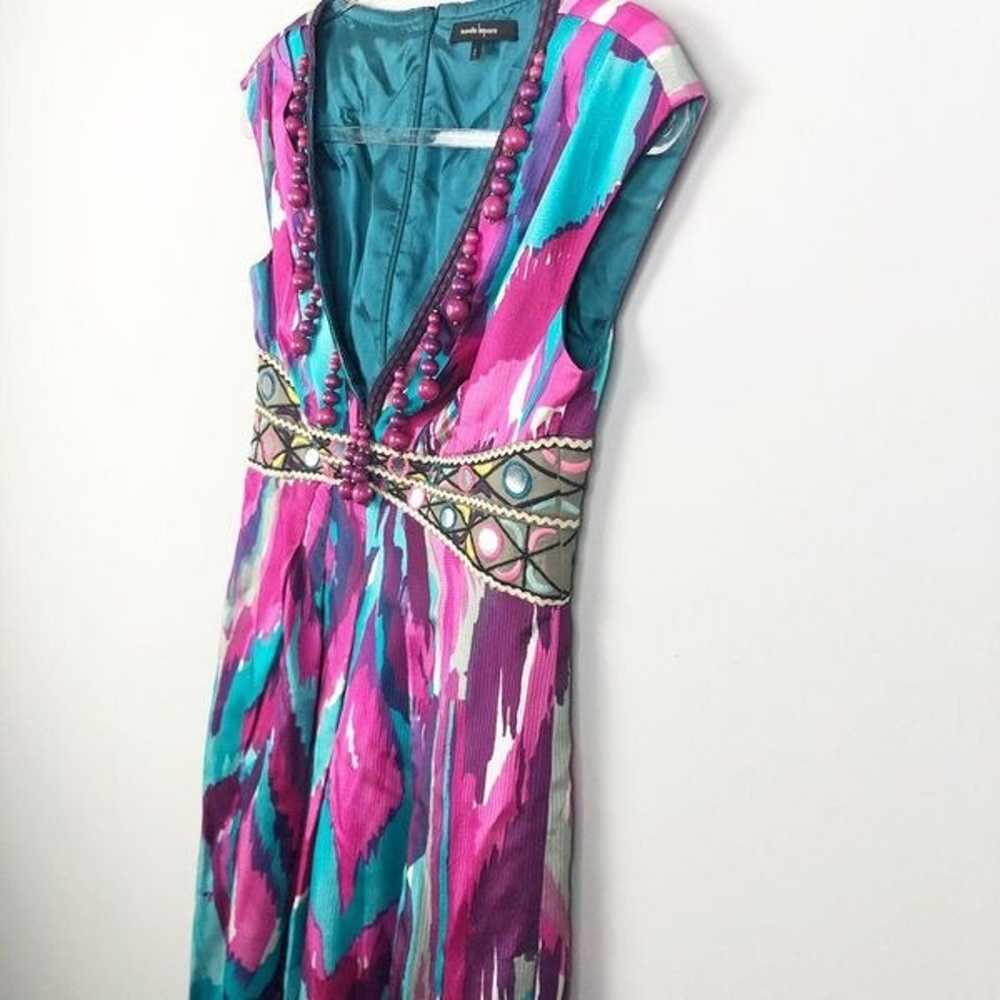 Nanette Lepore Colorful Silk Dress Size - image 4