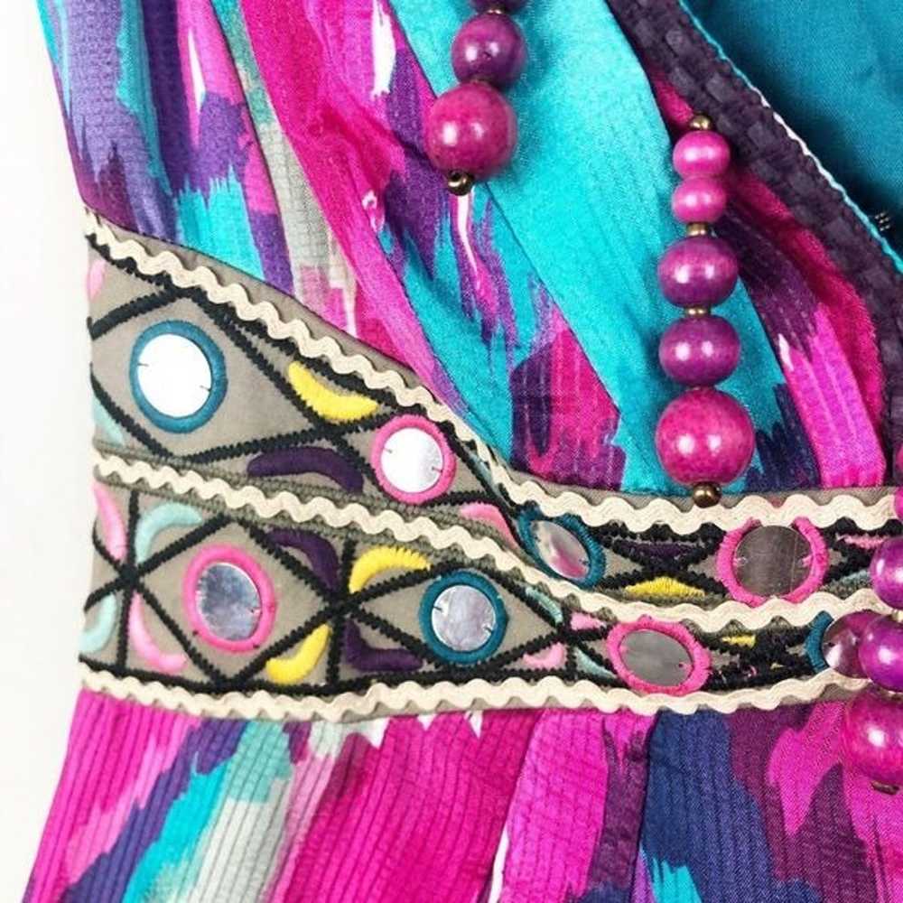 Nanette Lepore Colorful Silk Dress Size - image 7