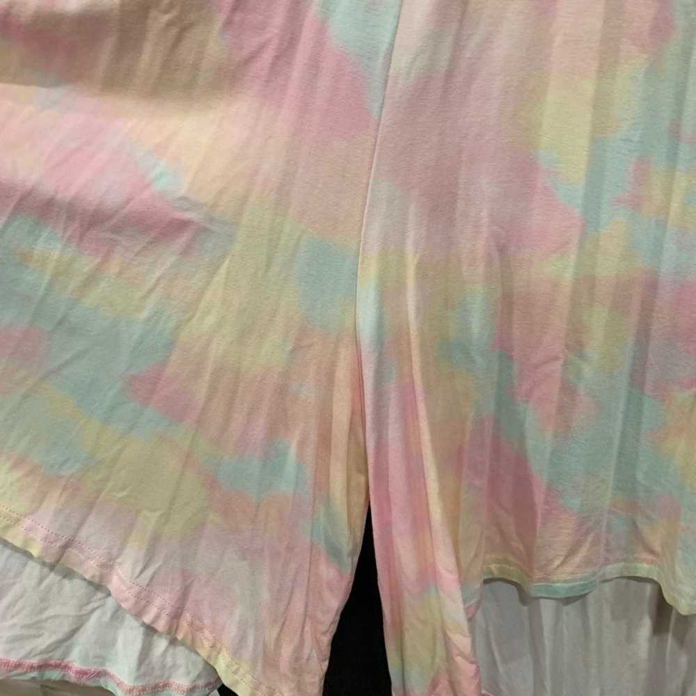 Latched mama cotton candy tie dye petite romper - image 6