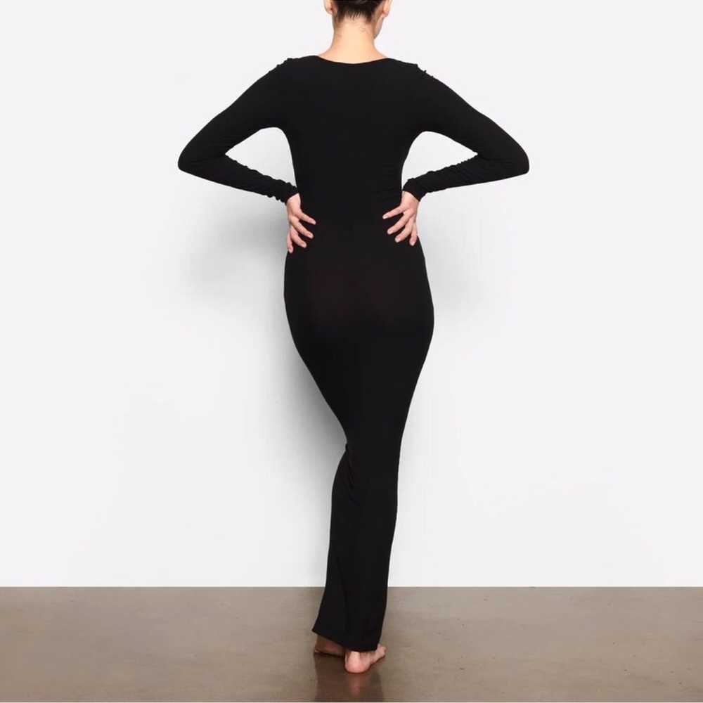 SKIMS Soft Lounge Long Sleeve Dress | Cypress | S… - image 4